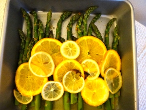 citrus-roasted asparagus